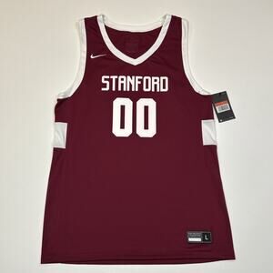 Nike Stanford Cardinal Basketball Jersey Mens Large Red #00 NWT NCAA